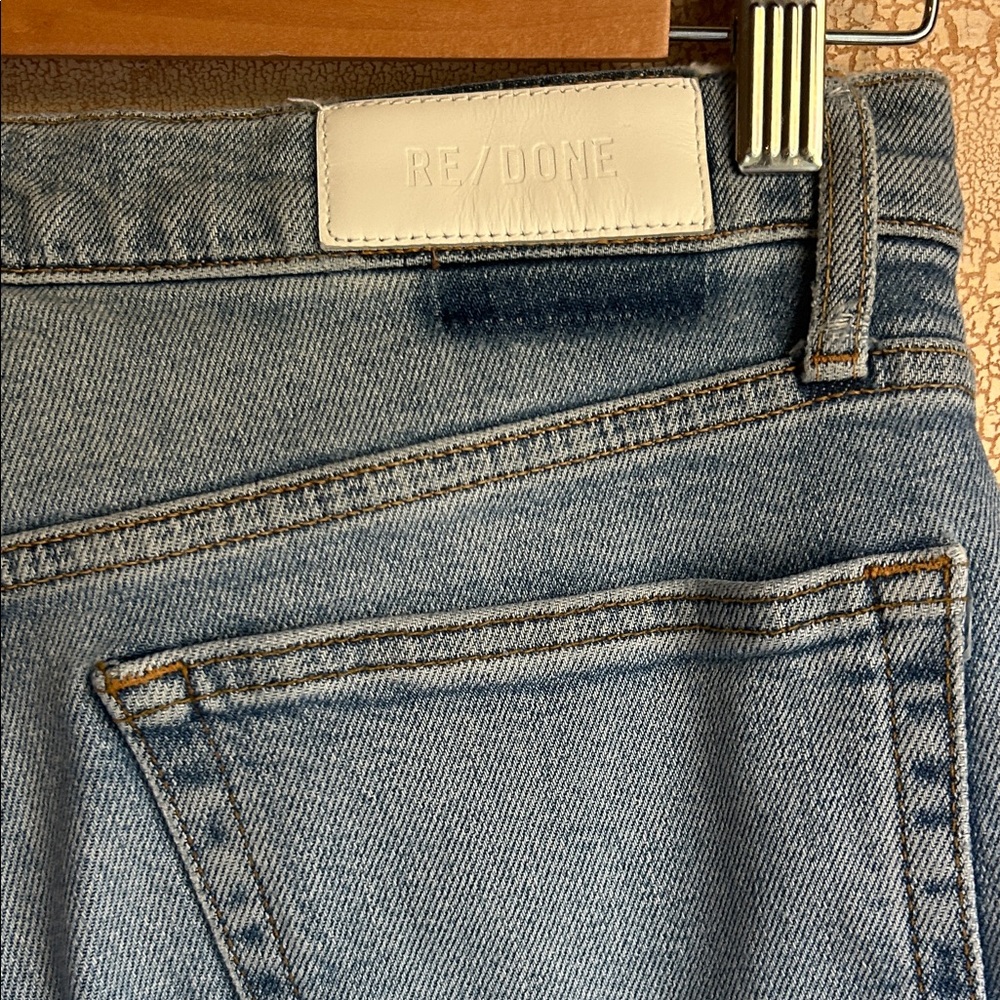 Re/Done 90’s High Rise Ankle Crop Jeans - Picture 5 of 8